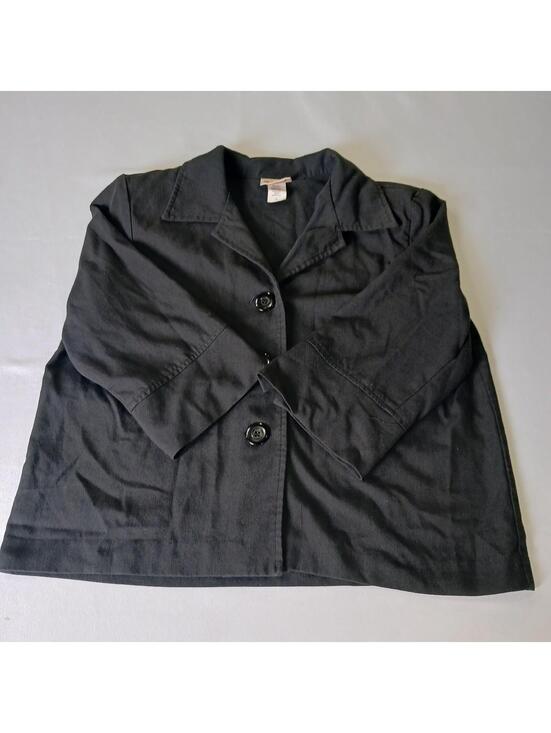 The Vermont Country Store Jackets & Blazers - Vintage Vermont Country Store Women's Black Blazer Jacket Size Medium Chest 42